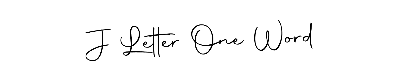Make a beautiful signature design for name J Letter One Word. With this signature (Autography-DOLnW) style, you can create a handwritten signature for free. J Letter One Word signature style 10 images and pictures png