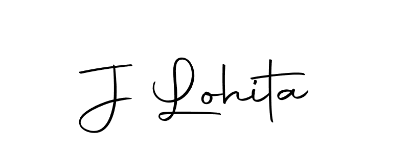 Also we have J Lohita name is the best signature style. Create professional handwritten signature collection using Autography-DOLnW autograph style. J Lohita signature style 10 images and pictures png