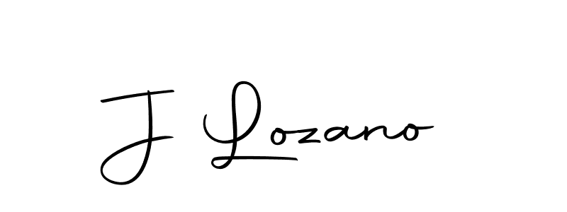 How to make J Lozano name signature. Use Autography-DOLnW style for creating short signs online. This is the latest handwritten sign. J Lozano signature style 10 images and pictures png