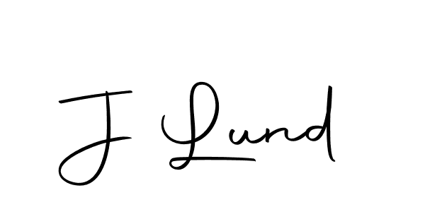 J Lund stylish signature style. Best Handwritten Sign (Autography-DOLnW) for my name. Handwritten Signature Collection Ideas for my name J Lund. J Lund signature style 10 images and pictures png