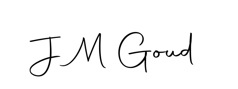 The best way (Autography-DOLnW) to make a short signature is to pick only two or three words in your name. The name J M Goud include a total of six letters. For converting this name. J M Goud signature style 10 images and pictures png