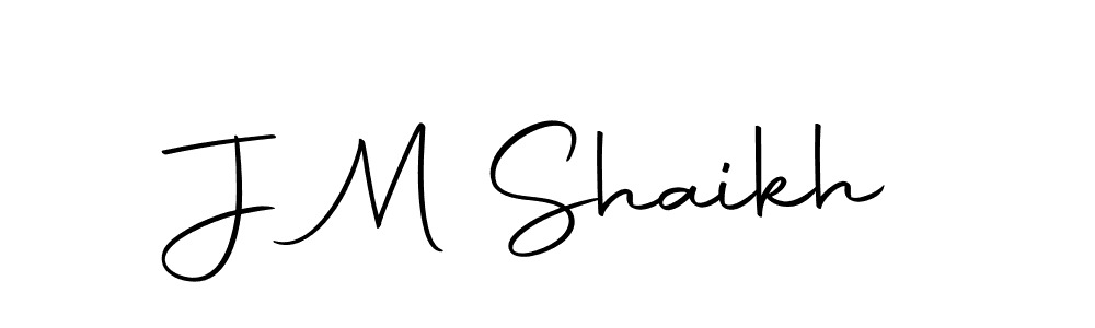 Make a beautiful signature design for name J M Shaikh. Use this online signature maker to create a handwritten signature for free. J M Shaikh signature style 10 images and pictures png