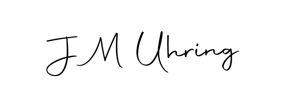 Make a beautiful signature design for name J M Uhring. Use this online signature maker to create a handwritten signature for free. J M Uhring signature style 10 images and pictures png