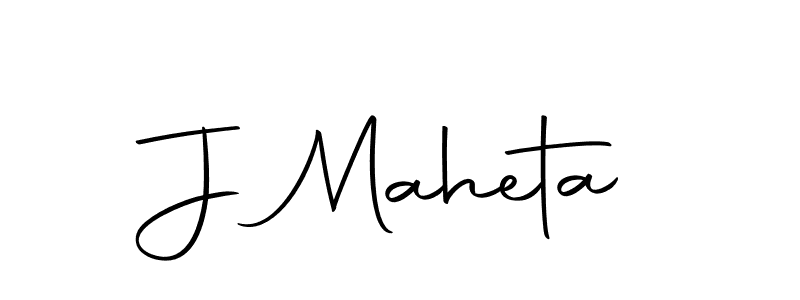 Use a signature maker to create a handwritten signature online. With this signature software, you can design (Autography-DOLnW) your own signature for name J Maheta. J Maheta signature style 10 images and pictures png