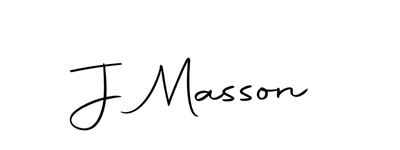 Make a beautiful signature design for name J Masson. With this signature (Autography-DOLnW) style, you can create a handwritten signature for free. J Masson signature style 10 images and pictures png
