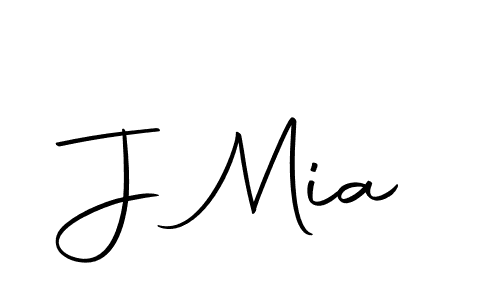Create a beautiful signature design for name J Mia. With this signature (Autography-DOLnW) fonts, you can make a handwritten signature for free. J Mia signature style 10 images and pictures png