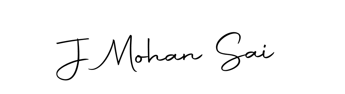 Also we have J Mohan Sai name is the best signature style. Create professional handwritten signature collection using Autography-DOLnW autograph style. J Mohan Sai signature style 10 images and pictures png