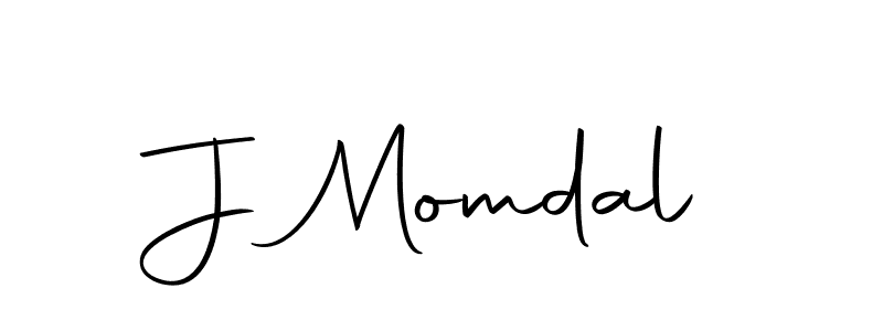 Create a beautiful signature design for name J Momdal. With this signature (Autography-DOLnW) fonts, you can make a handwritten signature for free. J Momdal signature style 10 images and pictures png