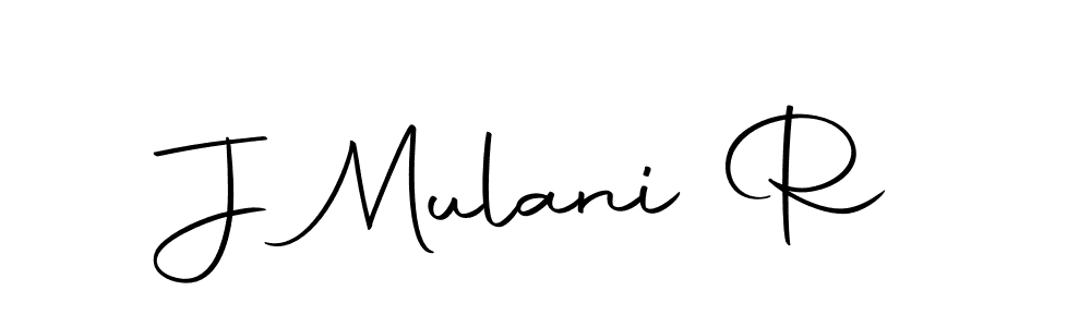 You should practise on your own different ways (Autography-DOLnW) to write your name (J Mulani R) in signature. don't let someone else do it for you. J Mulani R signature style 10 images and pictures png