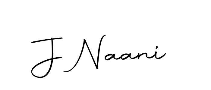 Create a beautiful signature design for name J Naani. With this signature (Autography-DOLnW) fonts, you can make a handwritten signature for free. J Naani signature style 10 images and pictures png