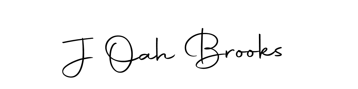 Create a beautiful signature design for name J Oah Brooks. With this signature (Autography-DOLnW) fonts, you can make a handwritten signature for free. J Oah Brooks signature style 10 images and pictures png