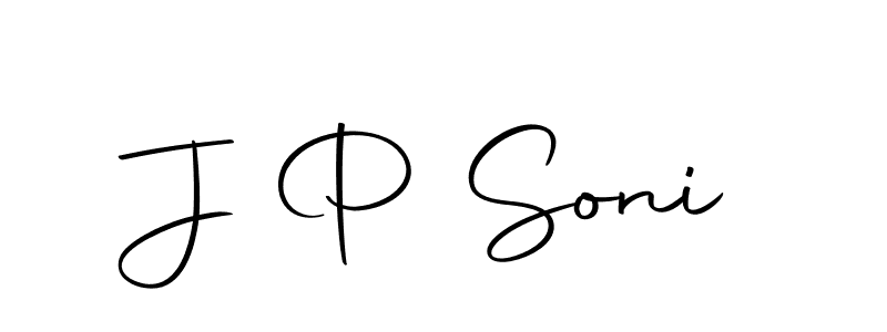 How to make J P Soni name signature. Use Autography-DOLnW style for creating short signs online. This is the latest handwritten sign. J P Soni signature style 10 images and pictures png
