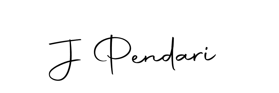 Design your own signature with our free online signature maker. With this signature software, you can create a handwritten (Autography-DOLnW) signature for name J Pendari. J Pendari signature style 10 images and pictures png