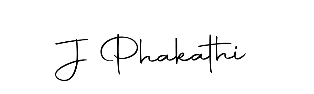 Create a beautiful signature design for name J Phakathi. With this signature (Autography-DOLnW) fonts, you can make a handwritten signature for free. J Phakathi signature style 10 images and pictures png