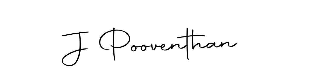 Create a beautiful signature design for name J Pooventhan. With this signature (Autography-DOLnW) fonts, you can make a handwritten signature for free. J Pooventhan signature style 10 images and pictures png
