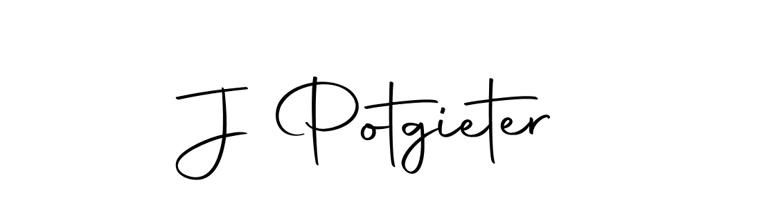 Create a beautiful signature design for name J Potgieter. With this signature (Autography-DOLnW) fonts, you can make a handwritten signature for free. J Potgieter signature style 10 images and pictures png