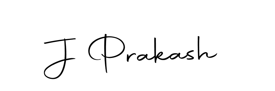 Design your own signature with our free online signature maker. With this signature software, you can create a handwritten (Autography-DOLnW) signature for name J Prakash. J Prakash signature style 10 images and pictures png