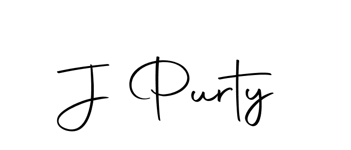 How to make J Purty name signature. Use Autography-DOLnW style for creating short signs online. This is the latest handwritten sign. J Purty signature style 10 images and pictures png