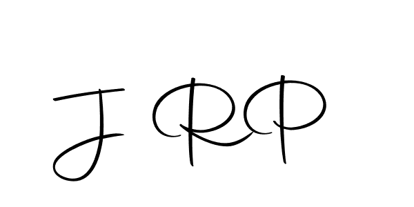 The best way (Autography-DOLnW) to make a short signature is to pick only two or three words in your name. The name J R  P include a total of six letters. For converting this name. J R  P signature style 10 images and pictures png
