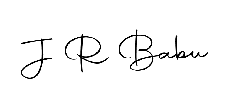 J R Babu stylish signature style. Best Handwritten Sign (Autography-DOLnW) for my name. Handwritten Signature Collection Ideas for my name J R Babu. J R Babu signature style 10 images and pictures png