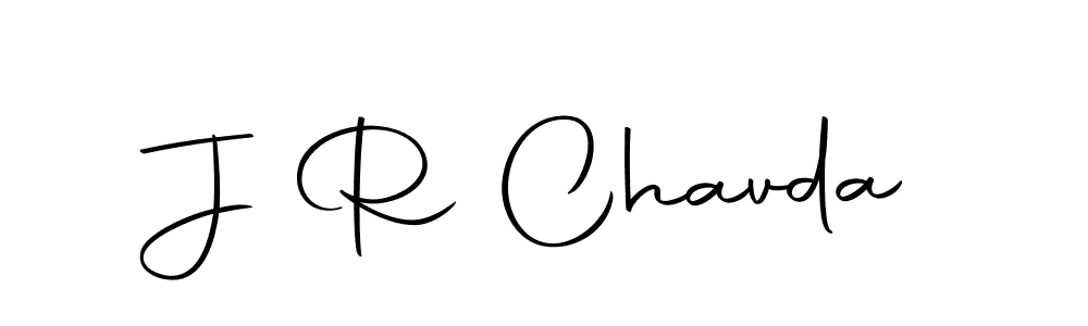 Also we have J R Chavda name is the best signature style. Create professional handwritten signature collection using Autography-DOLnW autograph style. J R Chavda signature style 10 images and pictures png