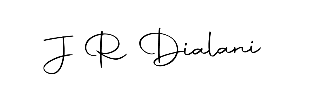 You can use this online signature creator to create a handwritten signature for the name J R Dialani. This is the best online autograph maker. J R Dialani signature style 10 images and pictures png