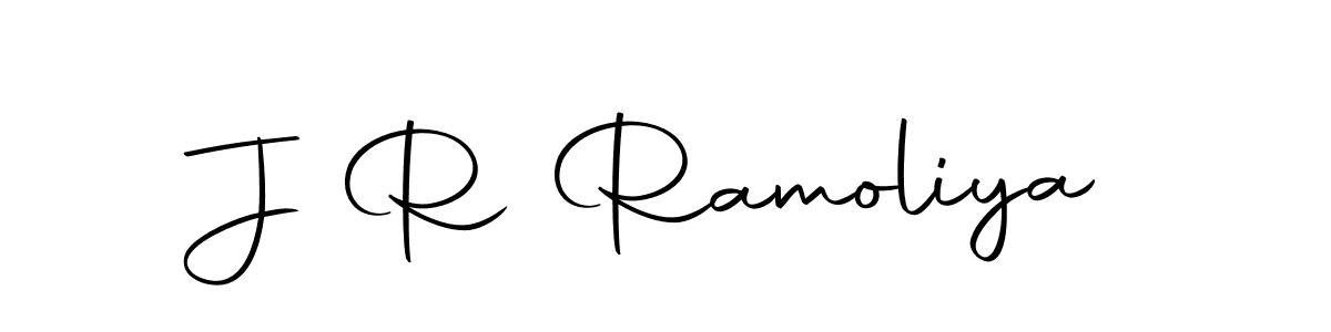 How to make J R Ramoliya signature? Autography-DOLnW is a professional autograph style. Create handwritten signature for J R Ramoliya name. J R Ramoliya signature style 10 images and pictures png