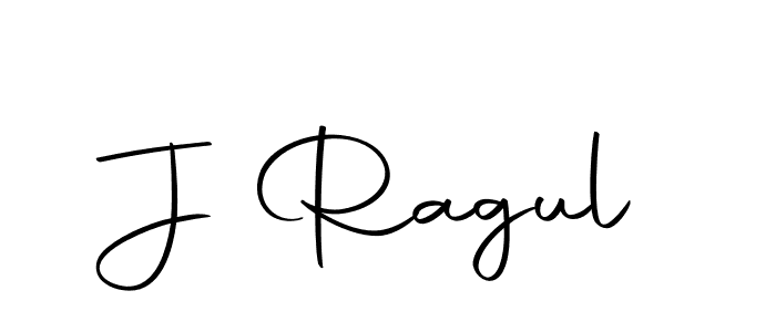 Create a beautiful signature design for name J Ragul. With this signature (Autography-DOLnW) fonts, you can make a handwritten signature for free. J Ragul signature style 10 images and pictures png