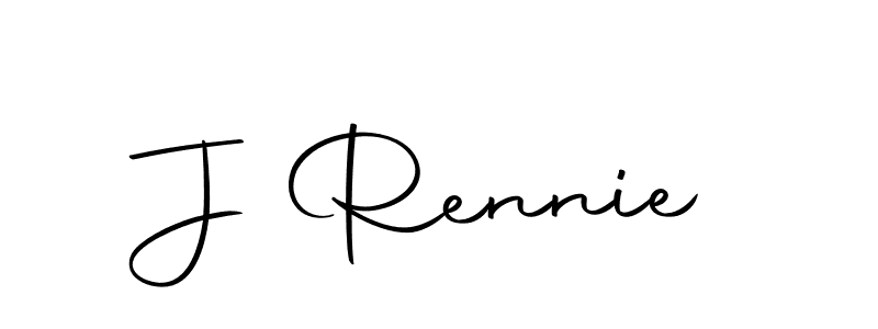 Create a beautiful signature design for name J Rennie. With this signature (Autography-DOLnW) fonts, you can make a handwritten signature for free. J Rennie signature style 10 images and pictures png