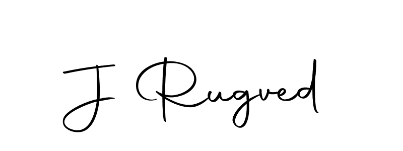 The best way (Autography-DOLnW) to make a short signature is to pick only two or three words in your name. The name J Rugved include a total of six letters. For converting this name. J Rugved signature style 10 images and pictures png