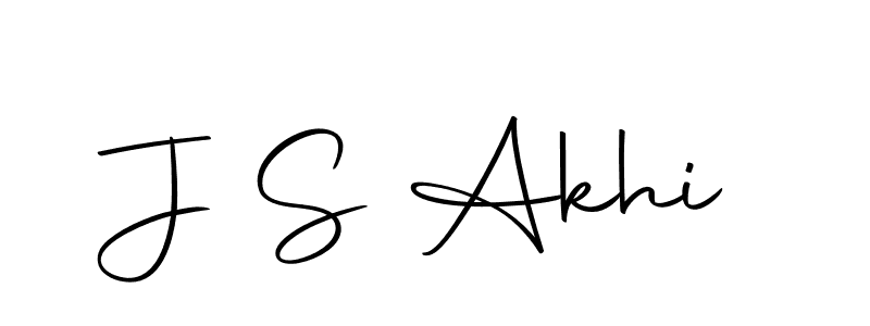 J S Akhi stylish signature style. Best Handwritten Sign (Autography-DOLnW) for my name. Handwritten Signature Collection Ideas for my name J S Akhi. J S Akhi signature style 10 images and pictures png
