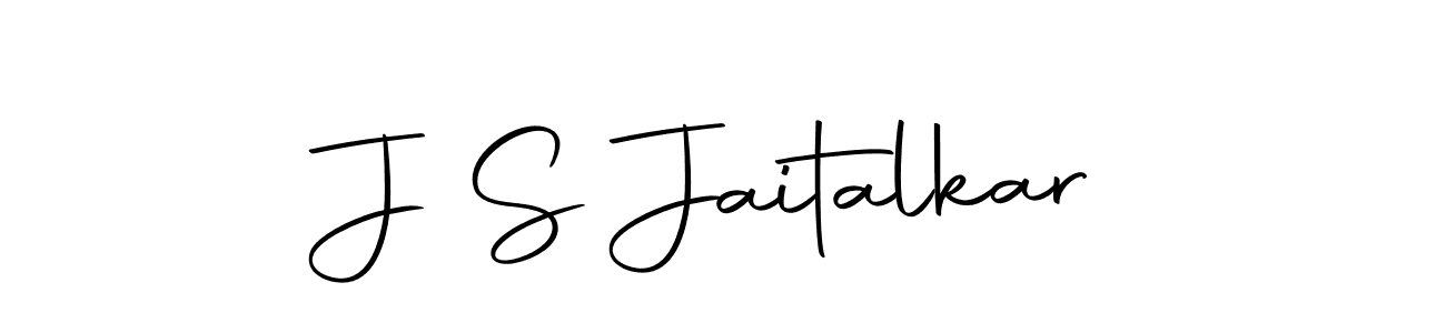 Create a beautiful signature design for name J S Jaitalkar. With this signature (Autography-DOLnW) fonts, you can make a handwritten signature for free. J S Jaitalkar signature style 10 images and pictures png