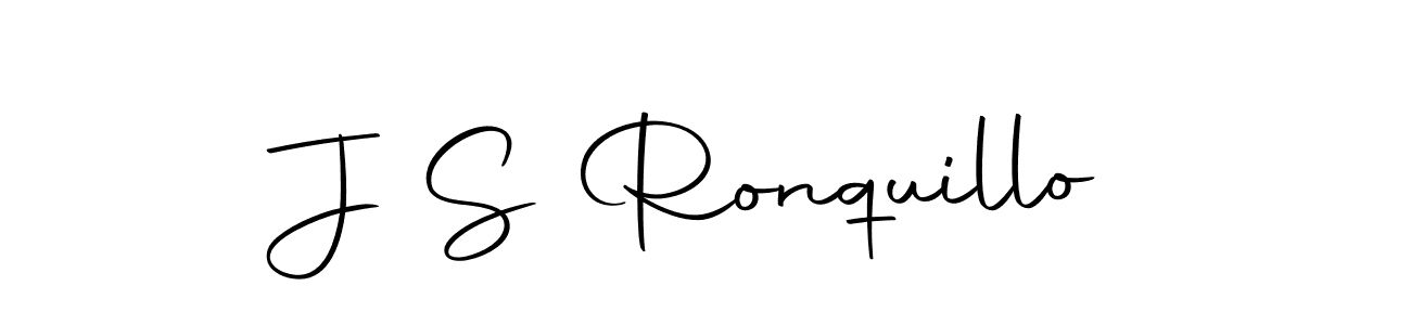 The best way (Autography-DOLnW) to make a short signature is to pick only two or three words in your name. The name J S Ronquillo include a total of six letters. For converting this name. J S Ronquillo signature style 10 images and pictures png