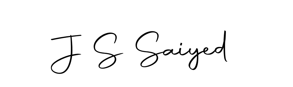 You should practise on your own different ways (Autography-DOLnW) to write your name (J S Saiyed) in signature. don't let someone else do it for you. J S Saiyed signature style 10 images and pictures png
