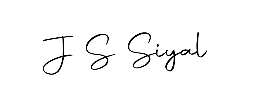 Design your own signature with our free online signature maker. With this signature software, you can create a handwritten (Autography-DOLnW) signature for name J S Siyal. J S Siyal signature style 10 images and pictures png