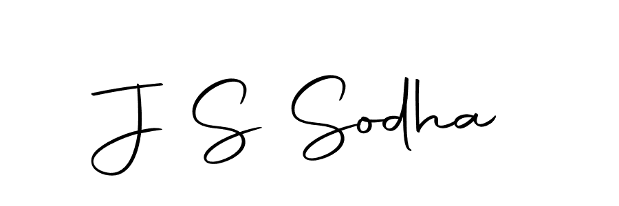 The best way (Autography-DOLnW) to make a short signature is to pick only two or three words in your name. The name J S Sodha include a total of six letters. For converting this name. J S Sodha signature style 10 images and pictures png