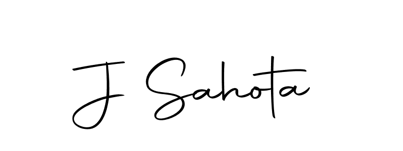 How to make J Sahota name signature. Use Autography-DOLnW style for creating short signs online. This is the latest handwritten sign. J Sahota signature style 10 images and pictures png