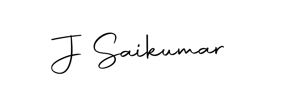 This is the best signature style for the J Saikumar name. Also you like these signature font (Autography-DOLnW). Mix name signature. J Saikumar signature style 10 images and pictures png