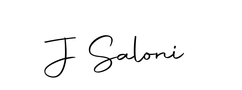 Make a beautiful signature design for name J Saloni. With this signature (Autography-DOLnW) style, you can create a handwritten signature for free. J Saloni signature style 10 images and pictures png