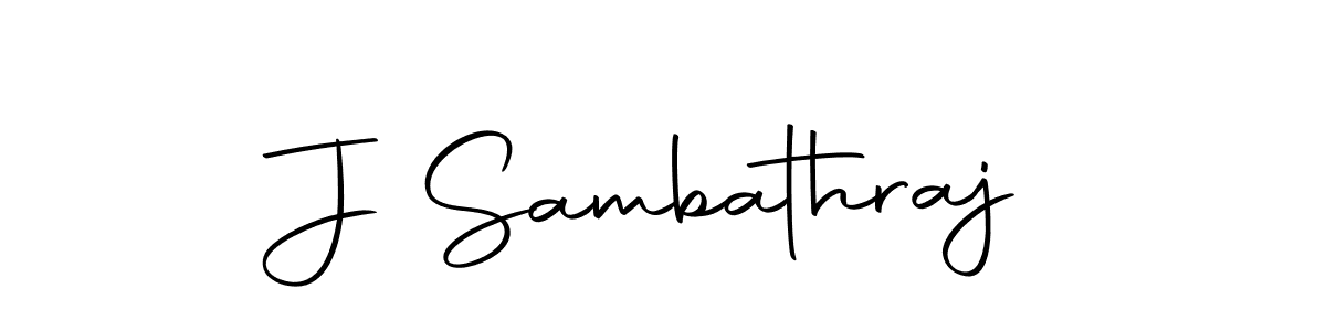 Design your own signature with our free online signature maker. With this signature software, you can create a handwritten (Autography-DOLnW) signature for name J Sambathraj. J Sambathraj signature style 10 images and pictures png