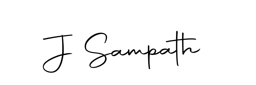 Also we have J Sampath name is the best signature style. Create professional handwritten signature collection using Autography-DOLnW autograph style. J Sampath signature style 10 images and pictures png