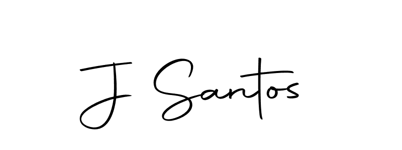 You should practise on your own different ways (Autography-DOLnW) to write your name (J Santos) in signature. don't let someone else do it for you. J Santos signature style 10 images and pictures png