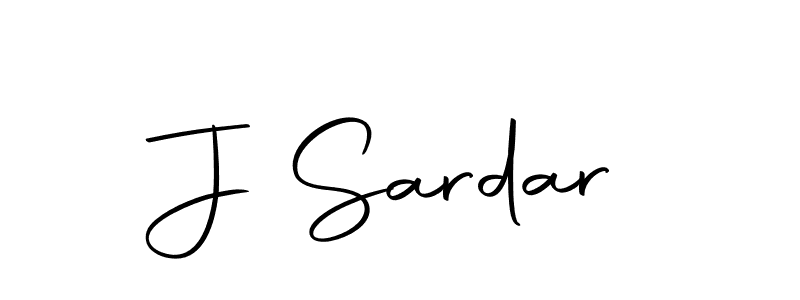 Make a beautiful signature design for name J Sardar. With this signature (Autography-DOLnW) style, you can create a handwritten signature for free. J Sardar signature style 10 images and pictures png