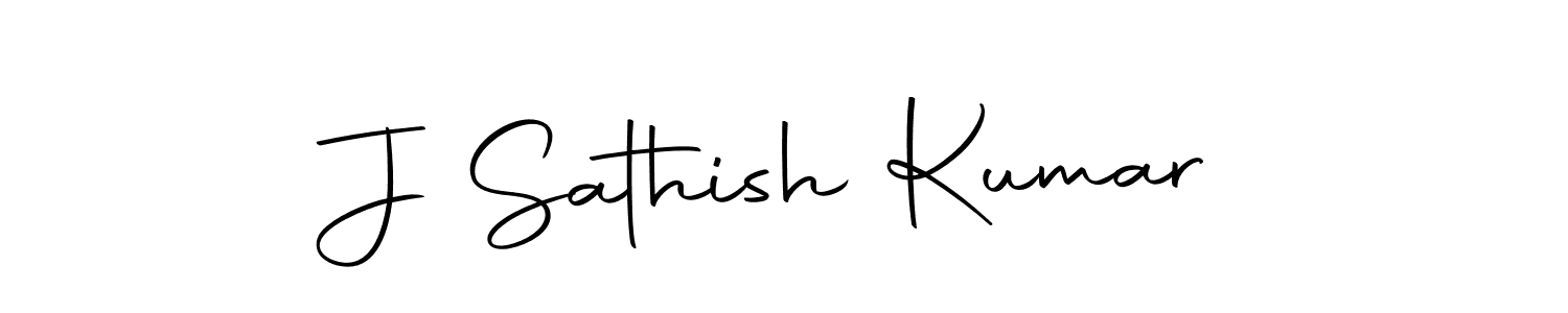 Make a beautiful signature design for name J Sathish Kumar. With this signature (Autography-DOLnW) style, you can create a handwritten signature for free. J Sathish Kumar signature style 10 images and pictures png