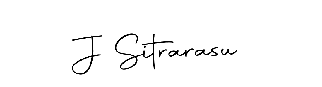 Create a beautiful signature design for name J Sitrarasu. With this signature (Autography-DOLnW) fonts, you can make a handwritten signature for free. J Sitrarasu signature style 10 images and pictures png