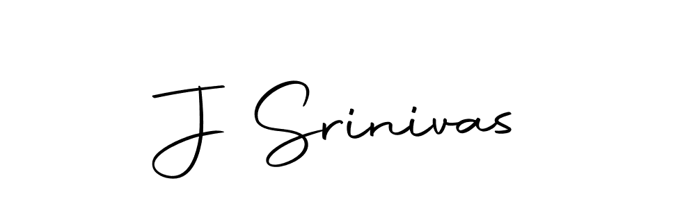 Design your own signature with our free online signature maker. With this signature software, you can create a handwritten (Autography-DOLnW) signature for name J Srinivas. J Srinivas signature style 10 images and pictures png