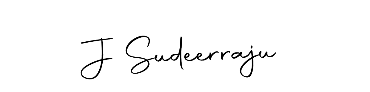 Use a signature maker to create a handwritten signature online. With this signature software, you can design (Autography-DOLnW) your own signature for name J Sudeerraju. J Sudeerraju signature style 10 images and pictures png