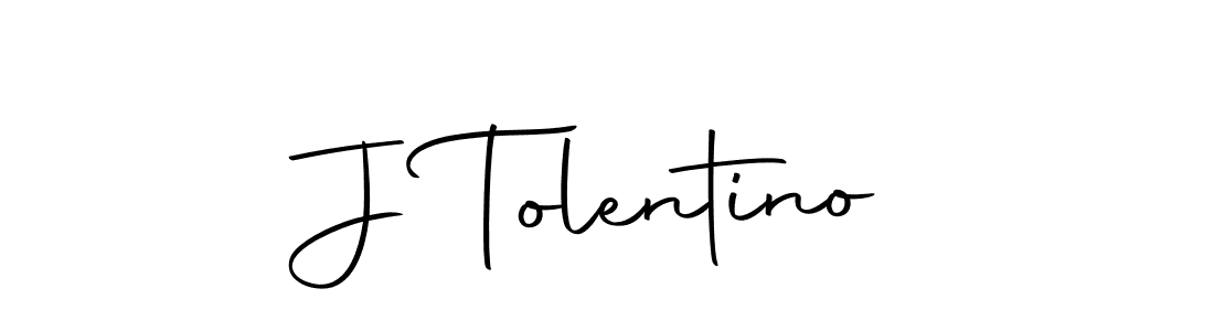 Design your own signature with our free online signature maker. With this signature software, you can create a handwritten (Autography-DOLnW) signature for name J Tolentino. J Tolentino signature style 10 images and pictures png