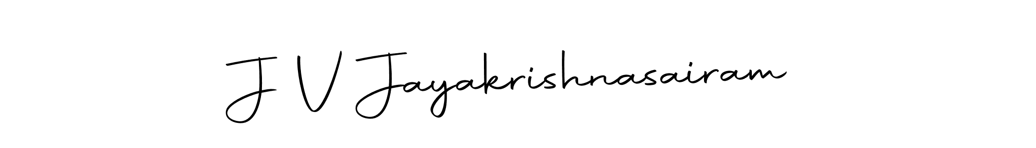 J V Jayakrishnasairam stylish signature style. Best Handwritten Sign (Autography-DOLnW) for my name. Handwritten Signature Collection Ideas for my name J V Jayakrishnasairam. J V Jayakrishnasairam signature style 10 images and pictures png