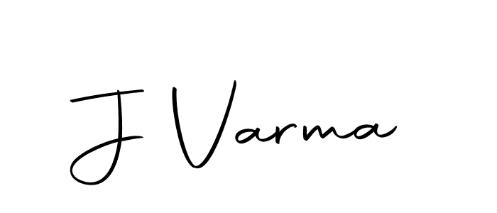 Make a beautiful signature design for name J Varma. With this signature (Autography-DOLnW) style, you can create a handwritten signature for free. J Varma signature style 10 images and pictures png